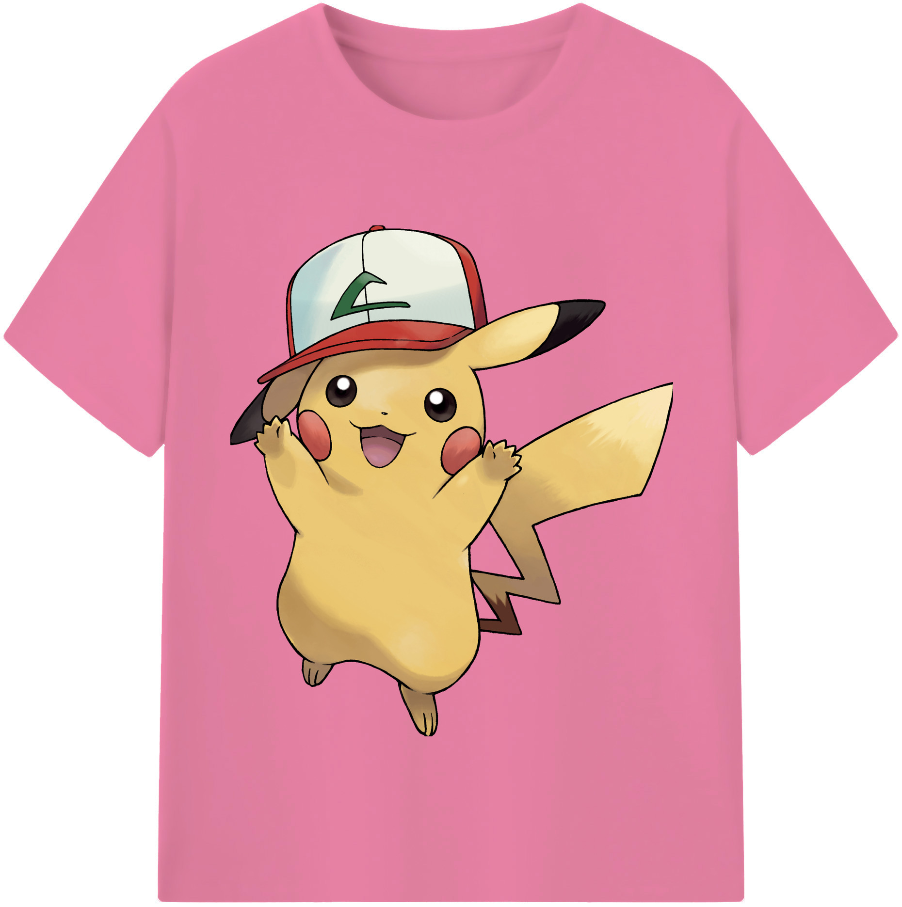 （画像用） ポケットモンスター Pokémon 綿100％半袖Tシャツ（フロントプリント）